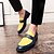 cheap Men&#039;s Slip-ons &amp; Loafers-Men&#039;s Loafers &amp; Slip-Ons Formal Shoes Dress Shoes Moccasin Casual British Daily Office &amp; Career Synthetics Non-slipping Wear Proof Yellow Red Blue Color Block Spring &amp; Summer Fall &amp; Winter