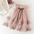 cheap Dresses-Toddler Kid&#039;s Girls&#039; Dress Bow Sleeveless Lace Mesh Tulle Cute Sweet Polyester Knee-length Tulle Dress Tutu Dress White Pink Navy Blue