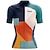 cheap Cycling Jerseys-21Grams Women&#039;s Short Sleeve Cycling Jersey Spandex Polyester Funny Bike Jersey Top Mountain Bike MTB Road Bike Cycling UV Resistant Breathable Quick Dry Sports Blue+Orange Sky Blue+White Green