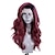 Χαμηλού Κόστους Συνθετικές Περούκες Δαντέλα-Συνθετικές μπροστινές περούκες δαντέλας Κυματιστό Πλευρικό μέρος Δαντέλα Μπροστά Περούκα Σκιά Μακρύ Μαύρο / Κόκκινο Συνθετικά μαλλιά 18-26 inch Γυναικεία Γυναικεία Ανθεκτικό στη Ζέστη Πάρτι Σκιά