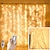 Недорогие LED ленты-оконные занавески 300 светодиодных фонарей феи с питанием от USB с дистанционным управлением ip65 водонепроницаемый 8 настроек мерцающие огни для рождественской вечеринки свадебные украшения стен