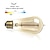 cheap Incandescent Bulbs-6-Pack 40W Edison Light Bulbs ST58 Filament Vintage Bulb Antique Style Incandescent Light Bulbs - AC220/110V E26/E27 Base -Clear Glass- Tear Drop Top Lamp for Chandeliers Wall Sconces Pendant Lighting