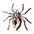 halpa Rintaneulat-Naisten Hämähäkit Eläin Tyylikäs Muoti Rintaneula Korut Purppura Punainen Kulta Käyttötarkoitus Häät Juhla Kausaliteetti Päivittäin