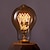 voordelige Gloeilamp-edison lamp vintage lamp 40w dimbaar e26 / e27 a60 (a19) eekhoorn kooi gloeidraad edison lihgt lamp voor thuis verlichtingsarmaturen decoratief 220-240 v / 110-130 v pak van 6