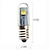 economico Lampadine LED a pannocchia-5 pezzi 0.5 W LED a pannocchia 15 lm E14 T 3 Perline LED SMD 5050 Decorativo Bianco caldo Bianco 90-240 V / CE