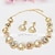 cheap Jewelry Sets-1 set Jewelry Set Bridal Jewelry Sets For Women&#039;s Christmas Wedding Party Evening Imitation Pearl Rhinestone Gold Plated Cut Out Precious / Gift