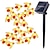 זול חוט נורות לד-led אורות דבורים סולאריים 8 פונקציות אורות דבורים פיות 2m 20 led אורות חיצוניים עמיד למים מרפסת גן פרחים ועצים חגיגת מסיבת חתונה