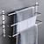 お買い得  タオルホルダー-バスルーム タオル バー クローム多層新しいデザイン ステンレス鋼バス 3 ロッド タオル ラック壁掛け銀色 1 pc