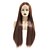 cheap Synthetic Lace Wigs-Synthetic Wig Straight Taylor Middle Part Full Lace Wig Long Brown Synthetic Hair 22-26 inch Women&#039;s Heat Resistant Women Hot Sale Brown / Glueless