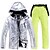 abordables Vêtement de Ski-ARCTIC QUEEN Men&#039;s Women&#039;s Ski Jacket with Pants Camping / Hiking Winter Sports Waterproof Windproof Warm Polyester Jacket Pants / Trousers Clothing Suit Ski Wear / Solid Colored
