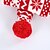 billiga julklappar till husdjur-Hund Snusnäsdukar och mössor Hundsjal Julkostym Randig Cosplay Jul Vinter Hundkläder Valpkläder Hundkläder Håller värmen Röd Kostym för tikar och hundar Polyester S M L