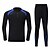 cheap Women&#039;s Running Jackets-Men&#039;s Tracksuit Sweatsuit Casual Long Sleeve Windproof Breathable Football / Soccer Running Training Sportswear Stripes Plus Size Red Blue Green 7inch Short Zipper Activewear High Elasticity