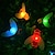 abordables Guirlandes Lumineuses LED-guirlande solaire extérieure lumière de jardin solaire led 8 fonctions lumières d&#039;abeilles solaires belles lumières d&#039;abeille de fée 2m 20 lumières extérieures à led terrasse de jardin étanche fleurs