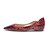 cheap Women&#039;s Flats-Women&#039;s Flats Animal Print Flat Heel Pointed Toe Patent Leather Spring &amp;  Fall Red / Orange / Green