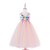 voordelige Casual jurken-Kinderen Weinig Voor meisjes Jurk Kleurenblok Blozend Roze leuke Style Jurken