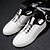 Χαμηλού Κόστους Αντρικά Αθλητικά-Ανδρικά Αθλητικά Παπούτσια Παπούτσια άνεσης Καθημερινό Καθημερινά PU Μη ολίσθηση Λευκό Μαύρο Φθινόπωρο