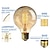 abordables Ampoules incandescentes-4pcs rétro edison ampoule e27 220v 40w g80 filament vintage ampoule ampoule à incandescence edison lampe