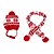 お買い得  ペットへのクリスマスプレゼント-Dog Bandanas &amp; Hats Dog Scarf Christmas Costume Striped Cosplay Christmas Winter Dog Clothes Puppy Clothes Dog Outfits Warm Red Costume for Girl and Boy Dog Polyster S M L