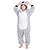 halpa Kigurumi-pyjamat-Lasten Kigurumi-pyjama Koala Pyjamahaalarit Polar Fleece Harmaa Cosplay varten Pojat ja tytöt Animal Sleepwear Sarjakuva Festivaali / loma Puvut / Trikoot / Kokopuku / Trikoot / Kokopuku