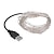 お買い得  ＬＥＤライトストリップ-10m フレキシブルＬＥＤライトストリップ ストリングライト 100 LED SMD 0603 1個 温白色 ホワイト マルチカラー クリスマス 新年 防水 USB パーティー USBパワード