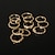 cheap Rings-Band Ring Gold Alloy 12pcs / Women&#039;s / Ring Set