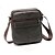 cheap Men&#039;s Bags-Men&#039;s Shoulder Strap Shoulder Messenger Bag Messenger Bag Cowhide Outdoor Daily Office &amp; Career Zipper Solid Color Black Brown Coffee