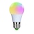 halpa LED-älylamput-5kpl rgbw väriä vaihtava älykäs led-lamppu e27 e26 3w himmennettävä maapallolamppu a50 ohjaimella kotibaarin juhlatunnelman valaistukseen 85-265v
