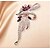 Χαμηλού Κόστους Καρφίτσες-Γυναικεία Κυβικά ζιρκόνια Καρφίτσες Κλασσικό Λουλούδι Βασικό Κλασσικό Καρφίτσα Κοσμήματα Βυσσινί Για Πάρτι Δώρο Καθημερινά Αποφοίτηση Φεστιβάλ
