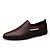 cheap Men&#039;s Slip-ons &amp; Loafers-Men&#039;s Loafers &amp; Slip-Ons Leather Shoes Driving Shoes Business Casual Daily Walking Shoes Nappa Leather Cowhide Waterproof Shock Absorbing Wear Proof Black Brown Spring Fall &amp; Winter