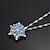 cheap Necklaces-Pendant Necklace Women&#039;s Classic AAA Cubic Zirconia Platinum Plated Snowflake Classic Cute Silver 45 cm Necklace Jewelry 1pc for Daily