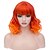 cheap Synthetic Trendy Wigs-Pink Wig Technoblade Cosplay Synthetic Wig Wavy Body With Bangs Wig Short Light Blonde Dark Brown Lake Blue T-Green Synthetic Hair 18 inch Women&#039;s wig
