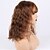 cheap Human Hair Wigs-Human Hair Lace Front Wig Deep Parting style Brazilian Hair Wavy Brown Wig 130% Density Women Women&#039;s Medium Length Human Hair Lace Wig Premierwigs