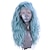 cheap Synthetic Lace Wigs-Synthetic Lace Front Wig Wavy Side Part Lace Front Wig Long Pink Bleach Blonde#613 Green Black / Grey Purple Synthetic Hair 18-26 inch Women&#039;s Adjustable Heat Resistant Party Ombre