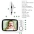 halpa Itkuhälyttimet-Baby Monitor Temperature Sensor Night Vision Babysitter Wireless Video Baby Care with 3.2Inches LCD 2 Way Audio Talk Surveillance Security Cameras VB603