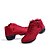 cheap Dance Sneakers-Women&#039;s Dance Sneakers Sneaker Thick Heel Mesh Black / Red / Performance / Practice