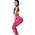 billiga Ny i-Dam Hög midja Tights för jogging Atletisk Sport Träningsoverall Leggings Yoga Fitness Gym träning Träning Andningsfunktion Snabb tork Fuktgenomtränglighet Enfärgad Svart Purpur Röd Rosa Orange Grön