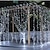 billige LED-stringlys-vindusgardin streng lys 3x2m utendørs bryllup dekorere vinduslys 200 led 8 belysning moduser for soverom fest bryllup hjem innendørs utendørs vanntett