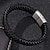 cheap Men&#039;s Bracelets-Men&#039;s Bracelet Bangles Leather Bracelet Plaited Wrap woven Cheap Classic Basic Hip-Hop Leather Bracelet Jewelry Black For Party Daily Casual Sports
