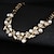 cheap Jewelry Sets-Hoop Earrings Two-piece Suit White Imitation Pearl Rhinestone 1 Necklace Earrings Women&#039;s Basic Fashion Korean Classic Leaf Jewelry Set For Party Wedding Engagement / Bridal Jewelry Sets