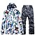 cheap Ski Wear-Men&#039;s Ski Jacket with Pants Outdoor Winter Thermal Warm Waterproof Comfortable Protective Clothing Suit for Ski / Snowboard Winter Sports / 2 Pieces / Athleisure