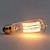billiga LED-glödlampor-1 st 40w e26 / e27 st64 varmvit 2700k retro dimbar dekorativ glödande vintage Edison glödlampa 220-240v / 110-120v
