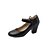 cheap Women&#039;s Heels-Women&#039;s Heels Daily Party &amp; Evening Solid Colored Ribbon Tie Chunky Heel Round Toe Casual Sweet Walking Patent Leather Magic Tape Black White Pink