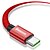 cheap Cell Phone Cables-Baseus double fast charging USB cable USB For Type-C 5A 1M Black/Red