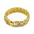 cheap Bracelets &amp; Bangles-Men&#039;s Chain Bracelet Cuban Link Two tone cuff Luxury Rock Hip-Hop Streetwear Dubai Gold Plated Bracelet Jewelry Silver / Gold For Casual Club