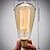 billige LED-lyspærer-1 stk 40w e26 / e27 st64 varm hvid 2700k retro dæmpbar dekorativ glødende vintage edison lyspære 220-240v / 110-120v