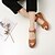 billige Sandaler til kvinder-Dame Sandaler Wedge-sandaler Flade sandaler Kile Hæl Rund Tå Afslappet Formelt Office &amp; Karriere Spænde Fleece Sommer Sort / Gul / Lys pink