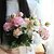 Χαμηλού Κόστους Ψεύτικα Λουλούδια-πανέμορφα τεχνητά λουλούδια παιώνια μεταξωτό μικρό μπουκέτο πάρτι ανοιξιάτικο στολισμό γάμου ψεύτικο λουλούδι 1 κλαδί 5,5*61cm/2*24&quot;