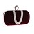 cheap Clutches &amp; Evening Bags-Women&#039;s Crystals / Chain Polyester Evening Bag Solid Color Black / Wine / Red
