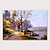 billige Abstrakte malerier-Hang-Painted Oliemaleri Hånd malede Horisontal Abstrakt Landskab Moderne Omfatter indre ramme