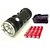 cheap Outdoor Lights-LED Flashlights / Torch Waterproof Rechargeable 9600lm LED LED 8 Emitters 3 Mode with Batteries and Charger Waterproof Rechargeable Night Vision Camping / Hiking / Caving Everyday Use Police